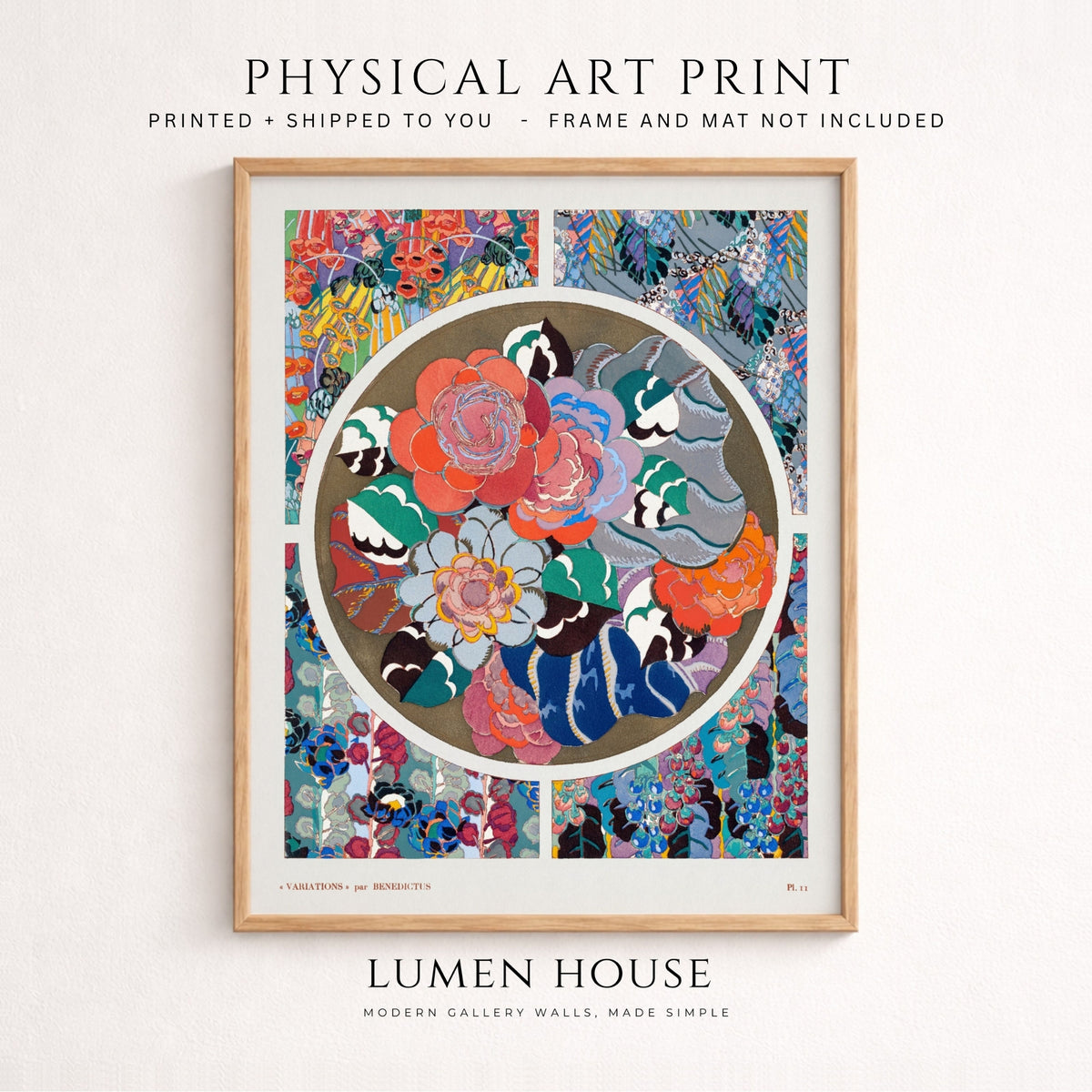 Floral Reverie — Colorful Botanical Art Print