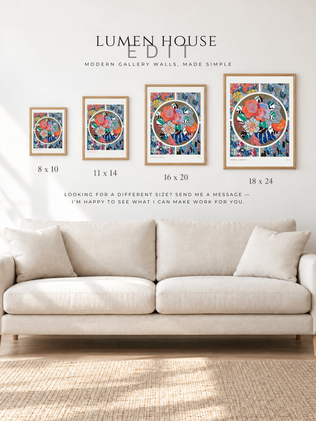 Floral Reverie — Colorful Botanical Art Print