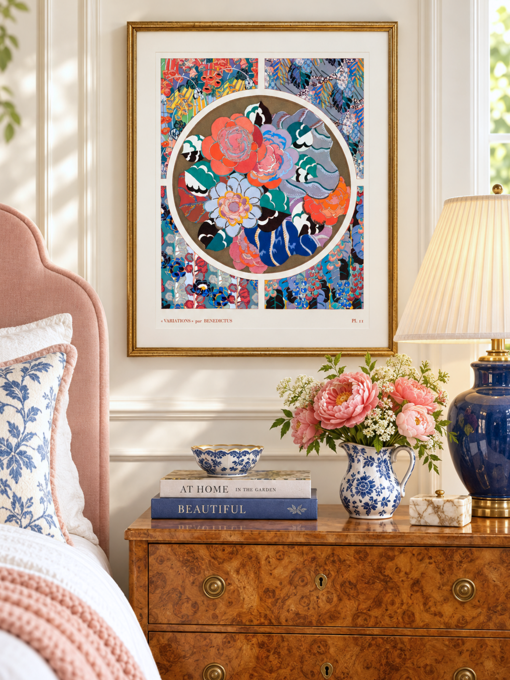 Floral Reverie — Colorful Botanical Art Print