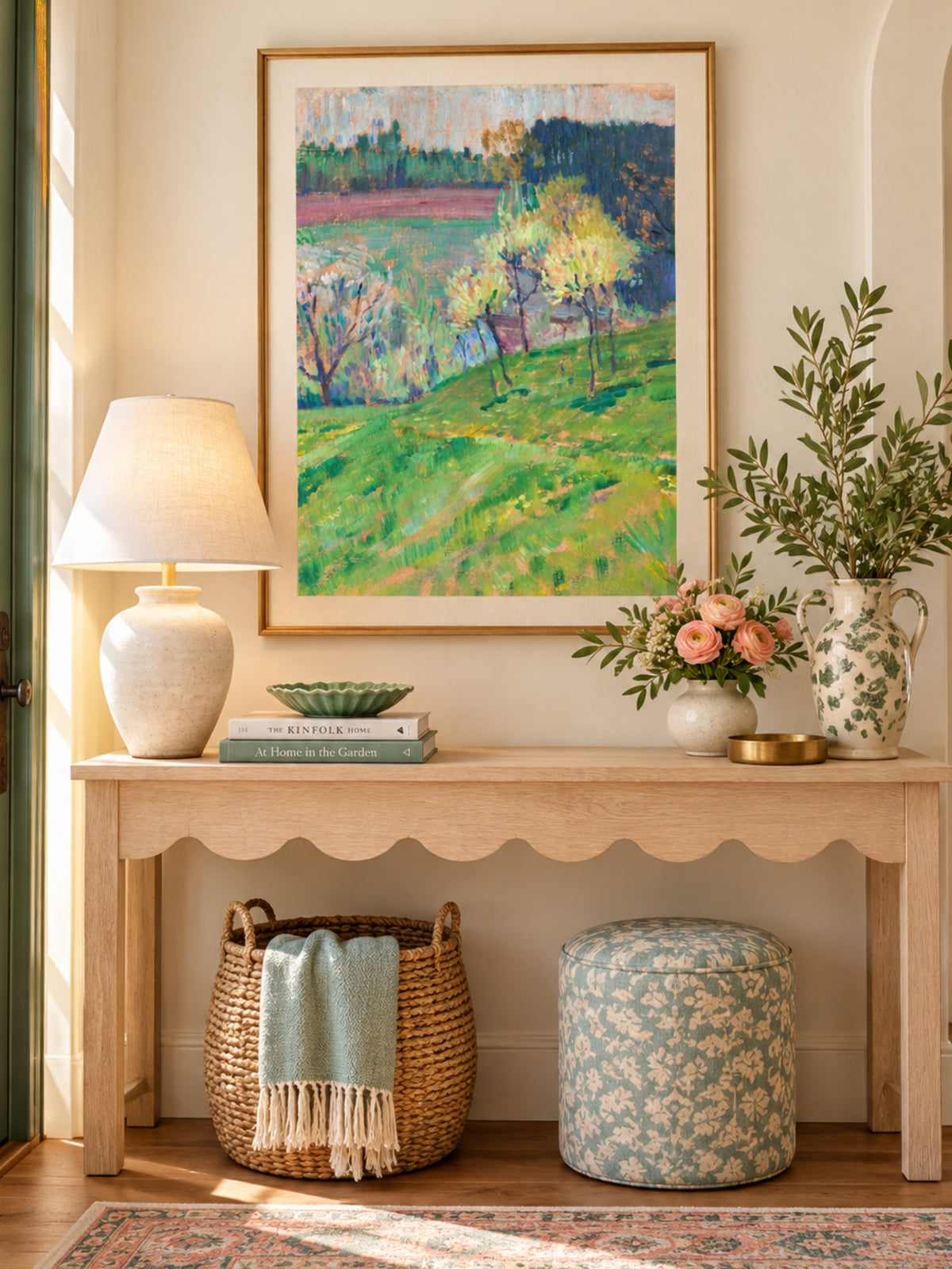 Spring by the Water — Colorful Landscape Art Print
